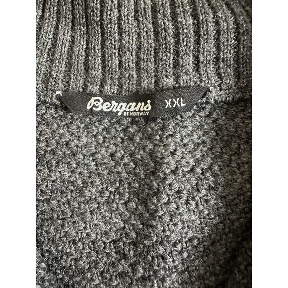 Bergans of Norway Men's Gray Ulriken Quarter Zip Sweater Size XXL - Picture 3 of 13